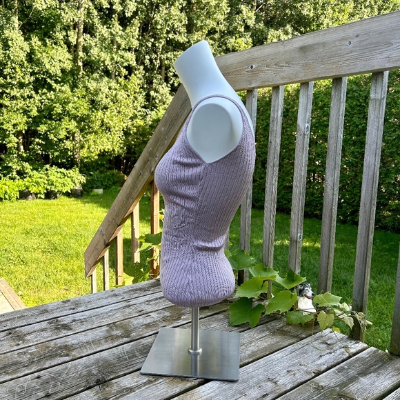 H&M ⎮ Lilac ribbed camisole - Picture 2 of 5